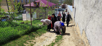 Субботник (на основании письма №0-738 от 14.04.2025г. по инициативе Главы Республики Дагестан Меликова С. А. по благоустройству и озеленению территорий в Республике 26 апреля 2025 года объявлен общероссийский субботник).
